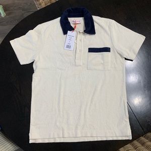 Orlebar Brown Men's Atholl Polo Shirt - White Sand